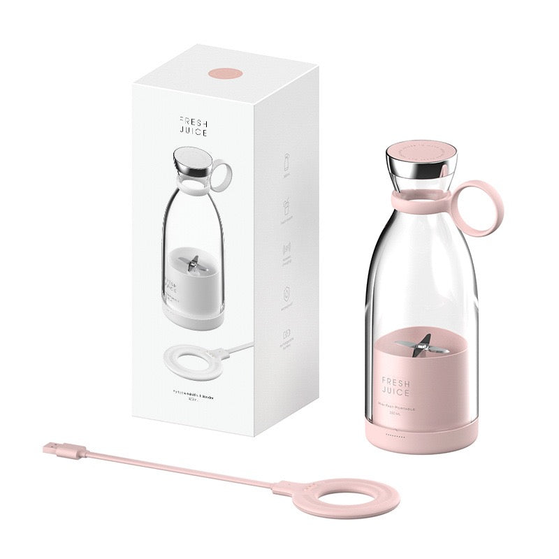 Portable cordless electric juicer